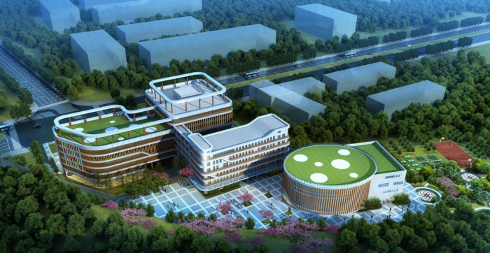 2.1庆阳市老年大学建设项目鸟瞰图。张方园 摄700.png