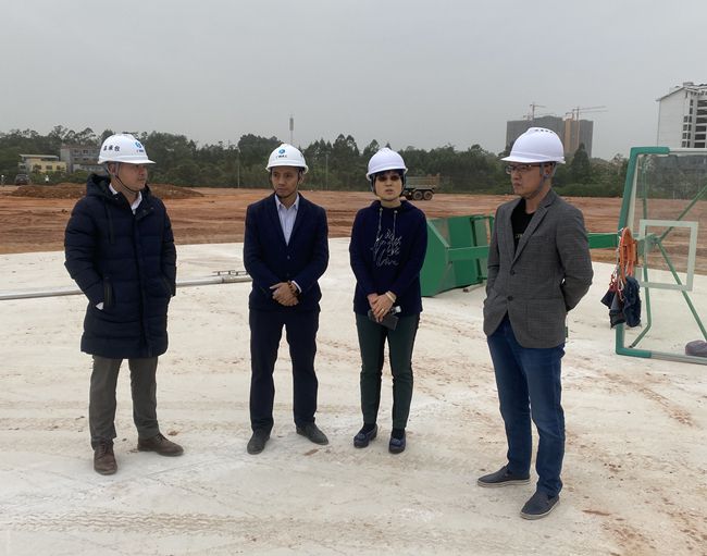 李红梅到二分公司仙葫水质净化厂项目查抄领导。杜存辉 摄（建图）.jpg