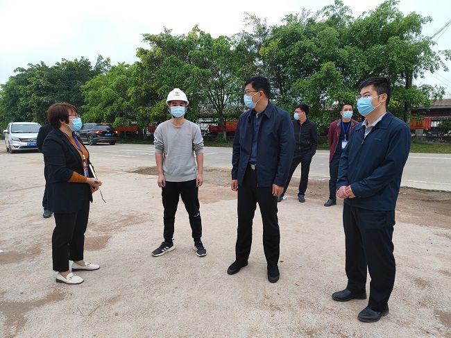 秦义敏（右二）在项目视察领导工作。梁凯 摄(建图）.jpg